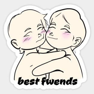 Best friends Sticker